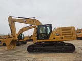 2026 Caterpillar 330GC crawler excavator, side profile view
