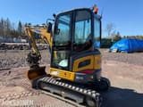 2023 XCMG XE27E mini excavator with tiltrotator, side view