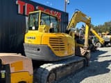 2011 Yanmar SV100 crawler excavator, rear three-quarter view