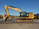 2019 Caterpillar 326FL crawler excavator side view