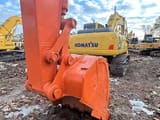Hitachi ZX240 crawler excavator boom and bucket detail