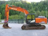 2017 Hitachi Zaxis 210LC crawler excavator, side view