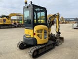 2020 Komatsu PC26MR-3 mini excavator, rear three-quarter view