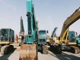 2018 Kobelco SK200D crawler excavator, front view