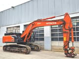2022 Hitachi ZX300LCN-7 crawler excavator, side profile view