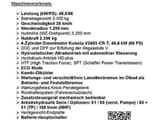 2024 Schäffer 4670 technical specification sheet