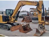 2020 Caterpillar 308-07CR crawler excavator, side view