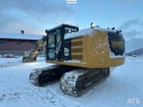2015 Caterpillar 316EL crawler excavator, rear three-quarter view
