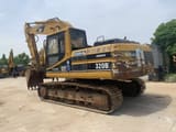 2015 Caterpillar 320BL crawler excavator, rear three-quarter view