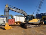 2008 Volvo EC210CL crawler excavator, side view