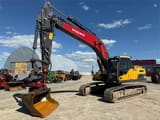 2013 Volvo EC250DL crawler excavator, front three-quarter view