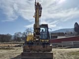 2013 Komatsu PW118 MR-8 wheel excavator, front view