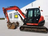 2018 Kubota KX080-4A crawler excavator, side view