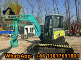 2023 Yanmar VIO40 mini excavator, side profile view