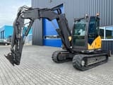 2017 Mecalac 8 MCR crawler excavator, side view