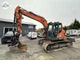 2019 Doosan DX140LCR-5 crawler excavator, side view