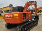 2022 Hitachi Zaxis 120 crawler excavator, rear three-quarter view