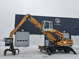 2000 Liebherr A924 LITRONIC wheel excavator side view