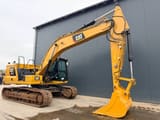 2018 Caterpillar 323-07A crawler excavator, side view