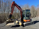 2019 Hitachi Zaxis 38U mini excavator, side view