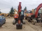 Doosan DX60 crawler excavator, front view