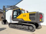 2025 Volvo EC210 crawler excavator, rear three-quarter view