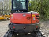 2017 Kubota U55-4 crawler excavator, rear view