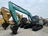 2023 Kobelco SK200-8 crawler excavator, side profile view
