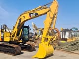 2020 Caterpillar 318FL crawler excavator, side view