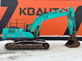 2018 Kobelco SK210LC-10 crawler excavator, side view
