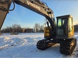 2018 Volvo ECR145CL crawler excavator, side view
