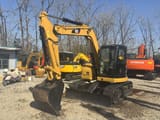 2020 Caterpillar 308C mini excavator, front three-quarter view