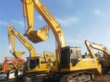 2023 Komatsu PC360-7 crawler excavator, front three-quarter view