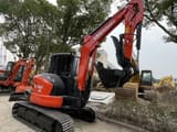 2024 Kubota KX165-5 mini excavator, rear three-quarter view