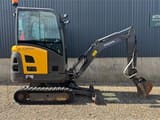 2017 Volvo EC18D mini excavator side view