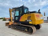2019 Sany SY135C crawler excavator, rear three-quarter view