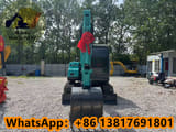 2024 Kobelco SK75-8 mini excavator, front view