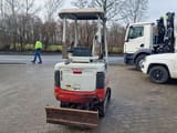 2009 Takeuchi TB014 mini excavator, rear view