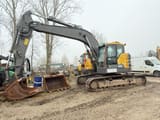 2017 Volvo ECR235EL crawler excavator, side view