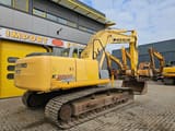 2008 New Holland E215B crawler excavator, rear three-quarter view