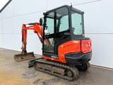 2019 Kubota KX027-4 mini excavator, rear three-quarter view