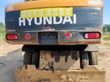 2010 Hyundai R210W-9 wheel excavator rear view