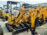 2022 XCMG XE17U crawler excavator, front three-quarter view