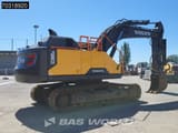 2018 Volvo EC380ENL crawler excavator, rear three-quarter view