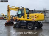 2016 Komatsu PW180-7E0 wheel excavator, rear three-quarter view