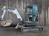 2022 Bobcat E26 mini excavator, side view