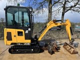 2021 JCB 16C-1 mini excavator, side view