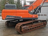 2018 Doosan DX300LC-5 crawler excavator, side profile view