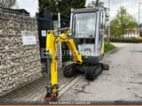 2015 Wacker Neuson 1404 mini excavator, front three-quarter view