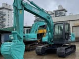 2011 Kobelco SK140-8 crawler excavator, front three-quarter view